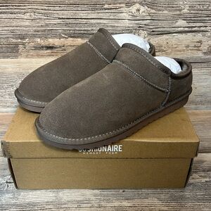 Cushionaire Hilo Genuine Suede Low Boot Slip-On in Taupe New